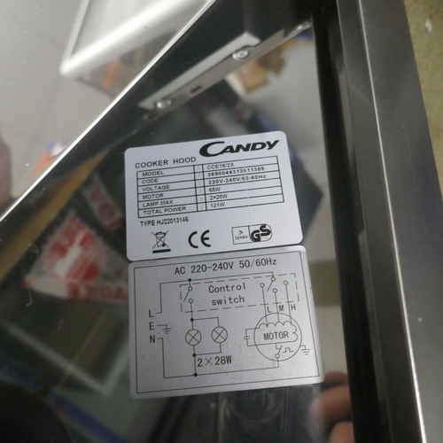 4039 - Bertazzoni Cooker hood ,CDA glass curved cooker hood, Bosch cooker hood and a Candy cooker hood (562... 