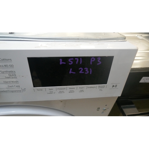 4056 - Beko integrated washing machine (9kg)(Transit Damaged) (571-231) *This lot is subject to VAT