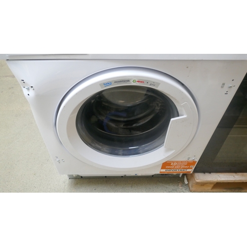 4056 - Beko integrated washing machine (9kg)(Transit Damaged) (571-231) *This lot is subject to VAT