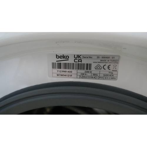 4056 - Beko integrated washing machine (9kg)(Transit Damaged) (571-231) *This lot is subject to VAT