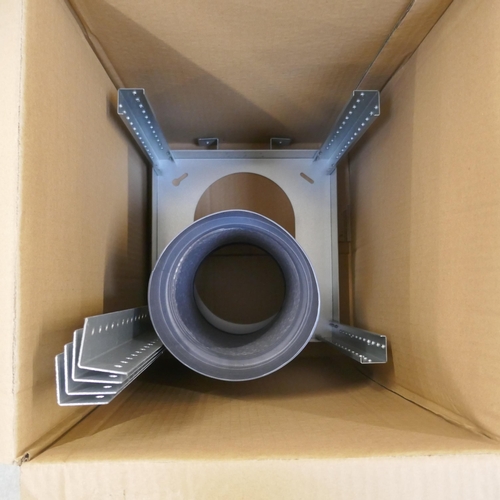 4324 - A CDA island chimney cooker hood (607-18) *This lot is subject to VAT