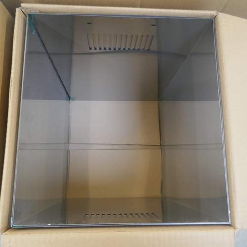 4324 - A CDA island chimney cooker hood (607-18) *This lot is subject to VAT