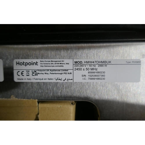 4333 - A Hotpoint class 4 built-in microwave oven (607-55) *This lot is subject to VAT