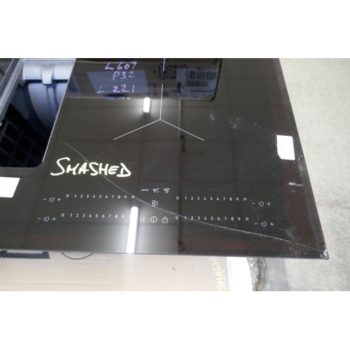 4291 - An AEG venting induction 4 zone hob with Senseboil, and a AEG hob (607-110,221)(Both damaged) *This ... 