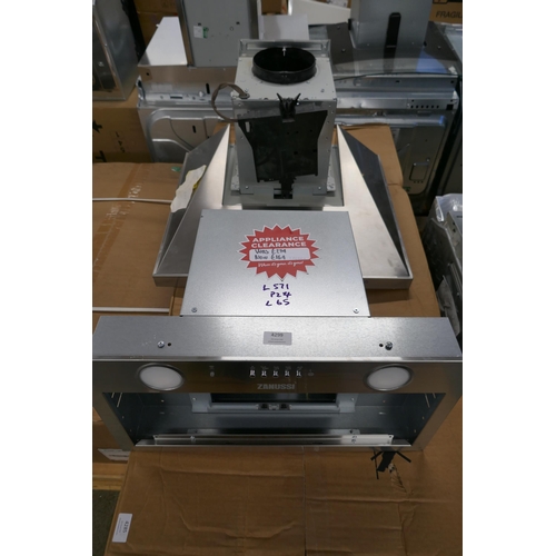 4299 - An AEG chimney cooker hood and a Zanussi cooker hood(607-130) *This lot is subject to VAT