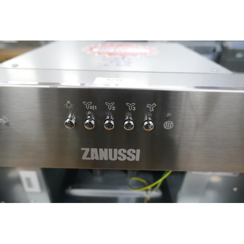 4299 - An AEG chimney cooker hood and a Zanussi cooker hood(607-130) *This lot is subject to VAT