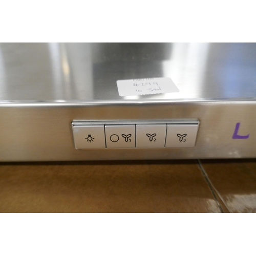 4299 - An AEG chimney cooker hood and a Zanussi cooker hood(607-130) *This lot is subject to VAT