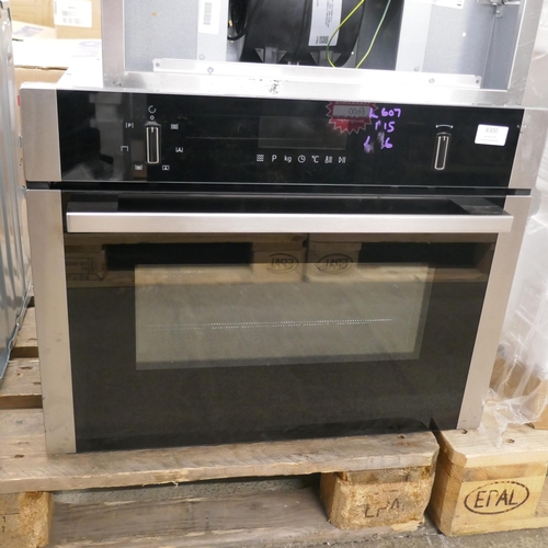 4300 - A NEFF N50  graphite microwave oven with hot air  (607-96) *This lot is subject to VAT