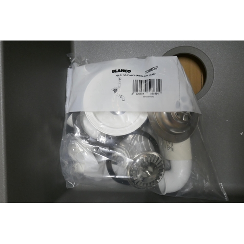 4310 - A Blanco Samos 1.0 bowl grey composite undermount sink (607-163) *This lot is subject to VAT