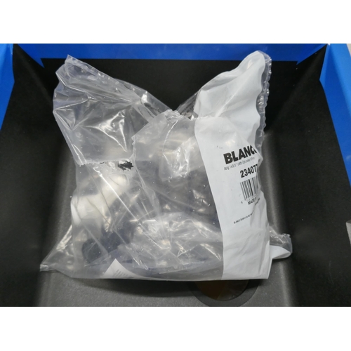 4312 - A Blanco Sumba black composite sink with steel frame 1.0  (607-164) *This lot is subject to VAT