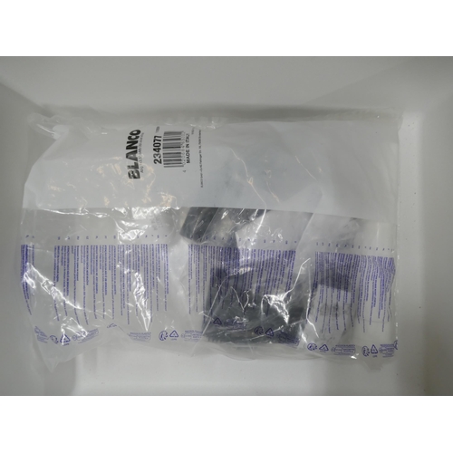 4315 - A Blanco Sumba composite steel frame 1.0 white sink (607-95) *This lot is subject to VAT