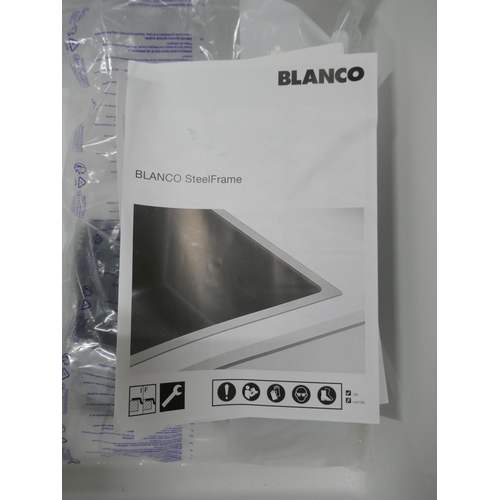 4315 - A Blanco Sumba composite steel frame 1.0 white sink (607-95) *This lot is subject to VAT