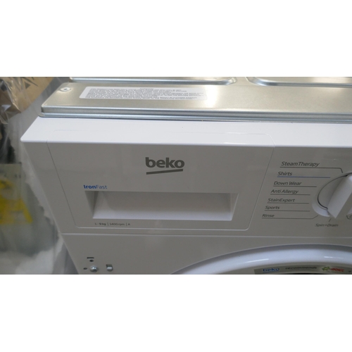 4241 - A Beko integrated washing machine (9kg) (607-35) *This lot is subject to VAT