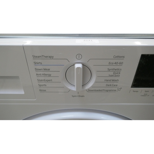 4241 - A Beko integrated washing machine (9kg) (607-35) *This lot is subject to VAT
