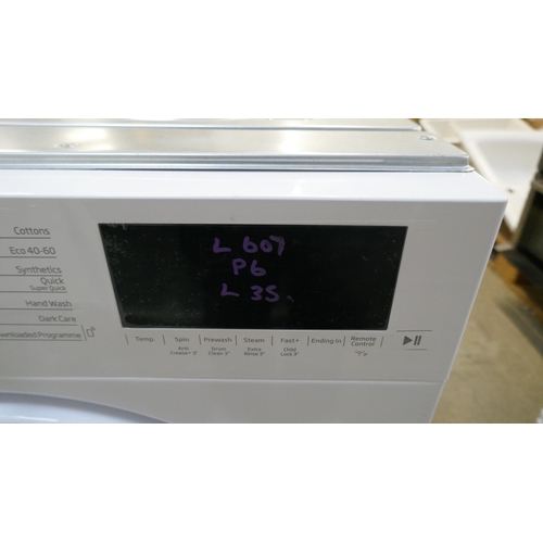 4241 - A Beko integrated washing machine (9kg) (607-35) *This lot is subject to VAT