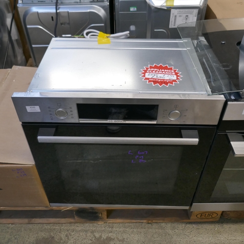 4243 - A Bosch Serie 4 pyrolytic single oven (607-80) *This lot is subject to VAT
