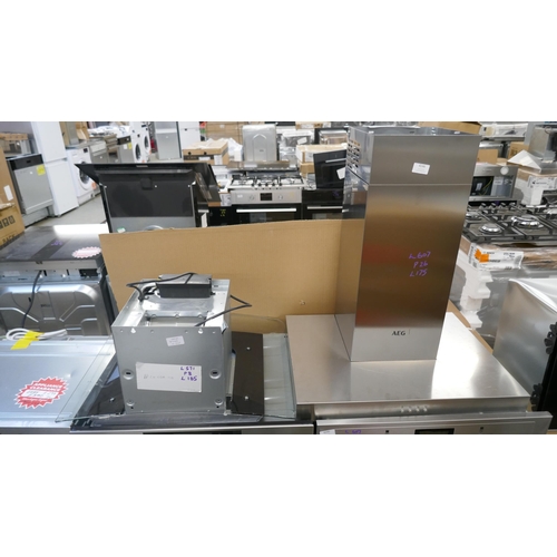 4246 - An AEG stainless steel T-box chimney hood and a CDA chimney hood (607-175) *This lot is subject to V... 