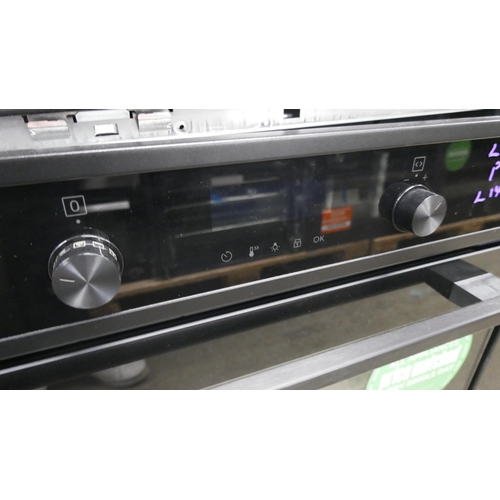 4251 - A Zanussi black single Pyrolytic oven with Airfry   (607-146) *This lot is subject to VAT