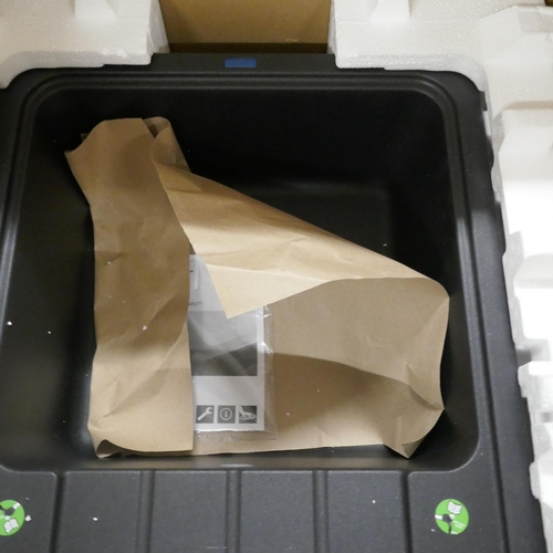 4278 - Blanco composite 1.0 bowl sink with drainer (571-284) *This lot is subject to VAT