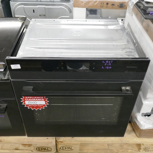 4281 - An AEG matt black Pyrolytic single oven with Steamcrisp  (607-120) *This lot is subject to VAT