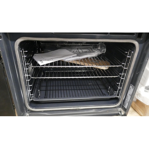 4281 - An AEG matt black Pyrolytic single oven with Steamcrisp  (607-120) *This lot is subject to VAT