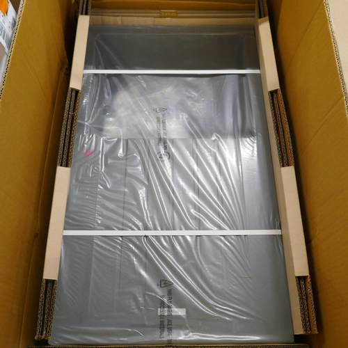 4284 - A Messina composite 1.0 bowl sink with drainer (607-1) *This lot is subject to VAT