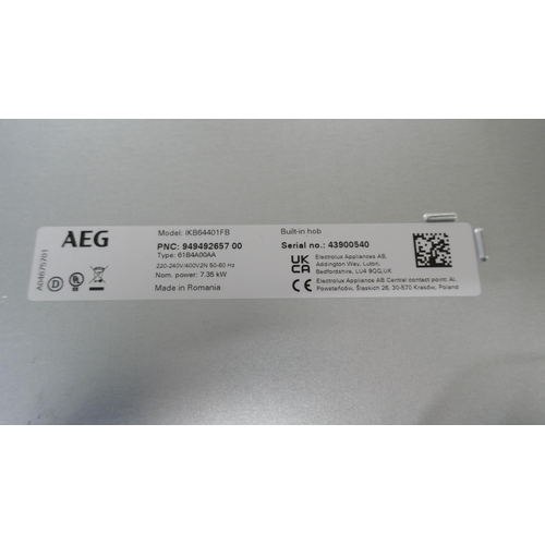 4375 - An AEG cooker hob (607-264) *This lot is subject to VAT