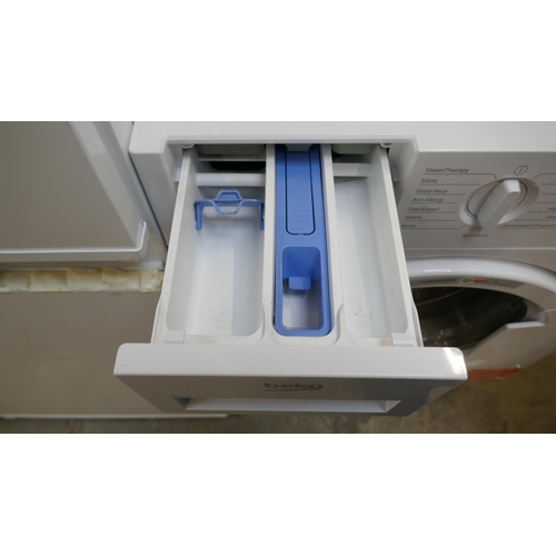 4384 - A Beko 9kg integrated washing machine (Transit damaged)  (607-105) *This lot is subject to VAT