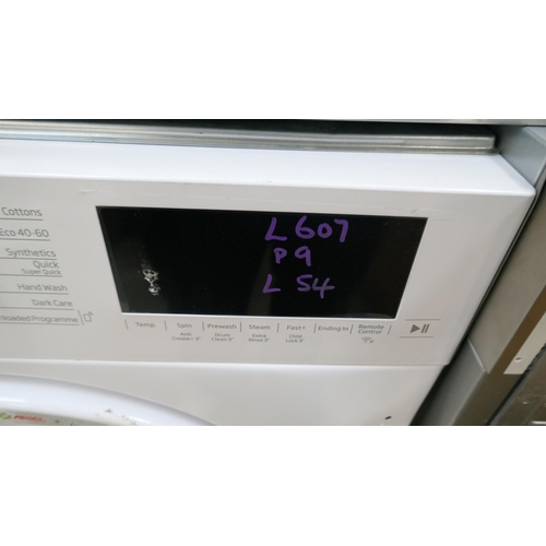 4395 - A Beko integrated washing machine 9kg (Transit damaged)(607-54) *This lot is subject to VAT