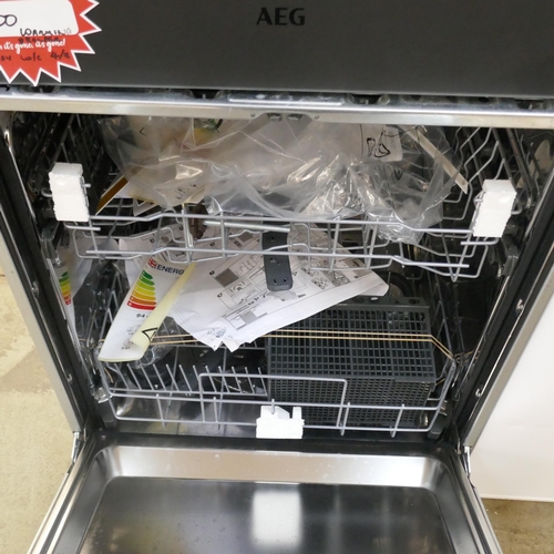4400 - An AEG fully integrated dishwasher (607-218) *This lot is subject to VAT