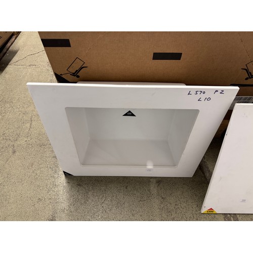 4264 - Two Quartz effect 1.0 bowl sinks (570-10,196) *This lot is subject to VAT