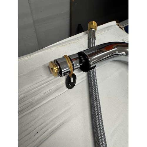 4028 - Lycos chrome pull-out mixer tap  - high pressure only (571-184) *This lot is subject to VAT