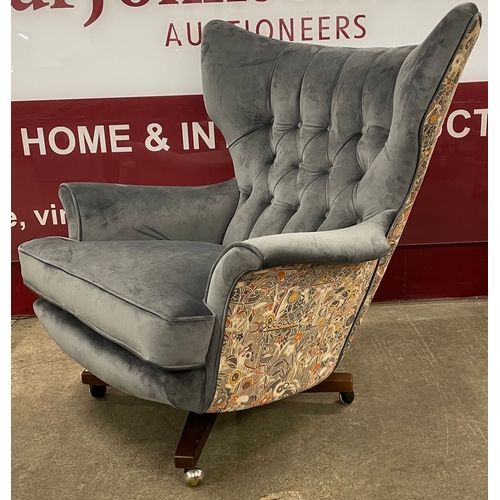 41 - A G-Plan model 6250 revolving Blofeld lounge chair