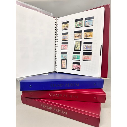 2088 - Stamps; Kenya, Uganda and Tanganyika stamps, mint and used collection in four albums for early KUT, ... 