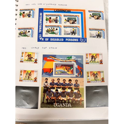 2088 - Stamps; Kenya, Uganda and Tanganyika stamps, mint and used collection in four albums for early KUT, ... 