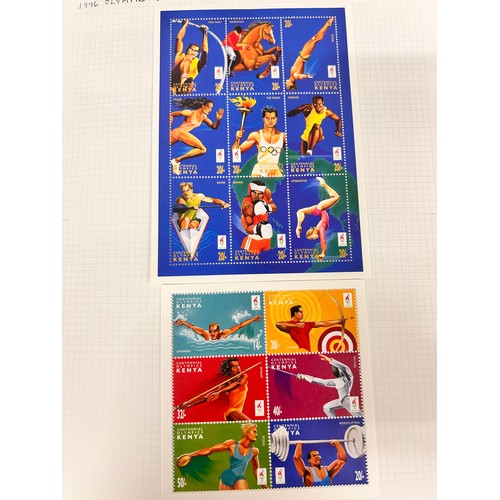 2088 - Stamps; Kenya, Uganda and Tanganyika stamps, mint and used collection in four albums for early KUT, ... 