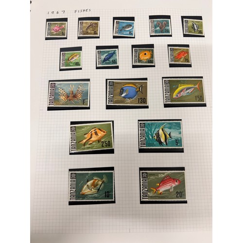 2088 - Stamps; Kenya, Uganda and Tanganyika stamps, mint and used collection in four albums for early KUT, ... 