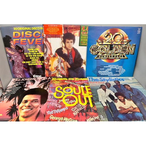 2091 - A collection of forty-two LP records to include With The Beatles, Queen, Thin Lizzy, Ultravox, Duran... 