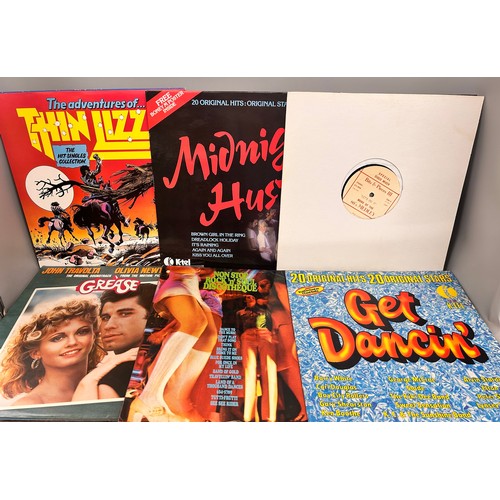 2091 - A collection of forty-two LP records to include With The Beatles, Queen, Thin Lizzy, Ultravox, Duran... 