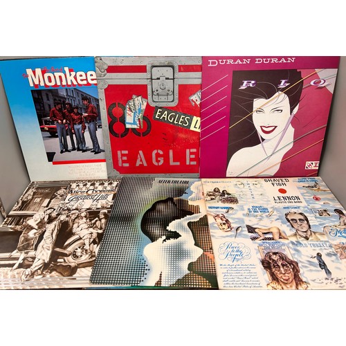 2091 - A collection of forty-two LP records to include With The Beatles, Queen, Thin Lizzy, Ultravox, Duran... 