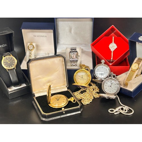 2109 - A collection of wristwatches and pocket watches