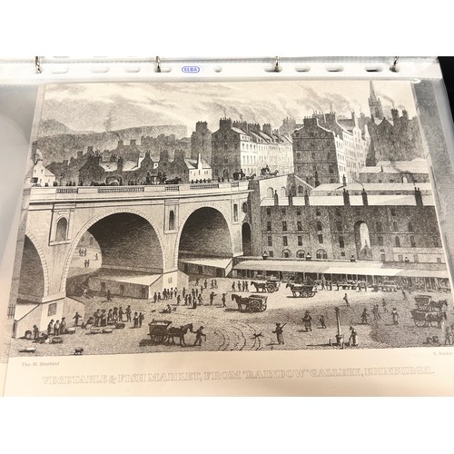 2115 - A collection of over 120 collotype prints (very fine in definition) in black and white covering topi... 