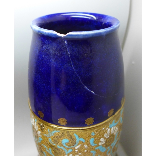 2006 - A set of four Royal Doulton vases, the bases marked Thomas A Becket Lodge Ladies' Festival 8th March... 