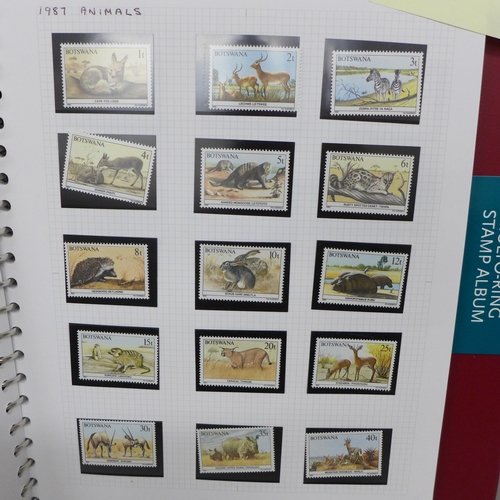 2064 - Stamps; Bechuanaland/Botswana stamps, mint and used from 1885 through to around 2004, slightly remai... 