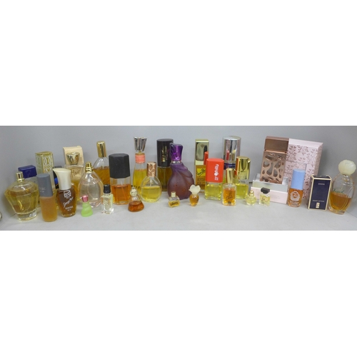 2073 - A collection of perfumes, SJP 'Lovely', Park Avenue, Treika Eau de Toilette, etc.