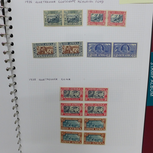 2074 - South Africa stamps, 1910 - 1961 mint and used collection with good 1930 commemoratives in mint pair... 