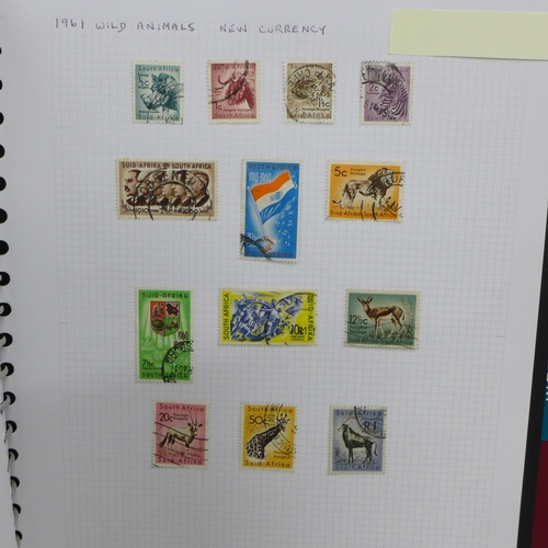 2074 - South Africa stamps, 1910 - 1961 mint and used collection with good 1930 commemoratives in mint pair... 