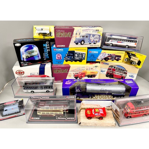 2094 - A collection of model vehicles, Corgi, Original Omnibus, one Dinky Triumph Dolomite