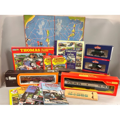 2096 - A collection of model railway, Lima and Tri-ang carriages, Thomas The Tank Engine, model vehicles, J... 