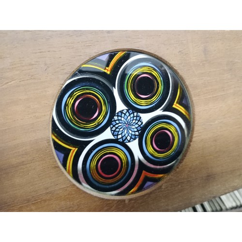 2199 - A large 19th Century wooden and brass magic lantern with three boxes of slides including humour, map... 